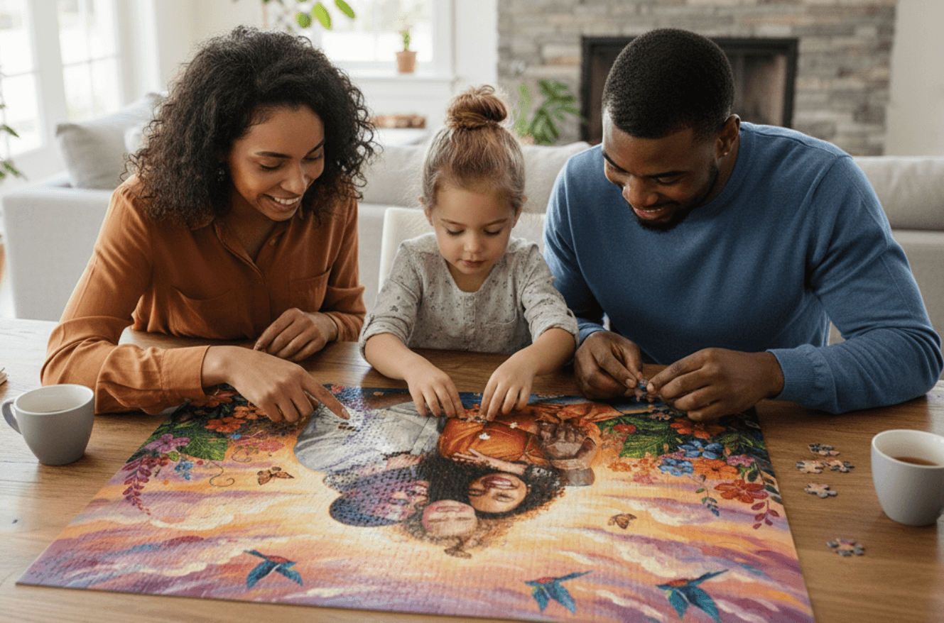 Custom jigsaw puzzle