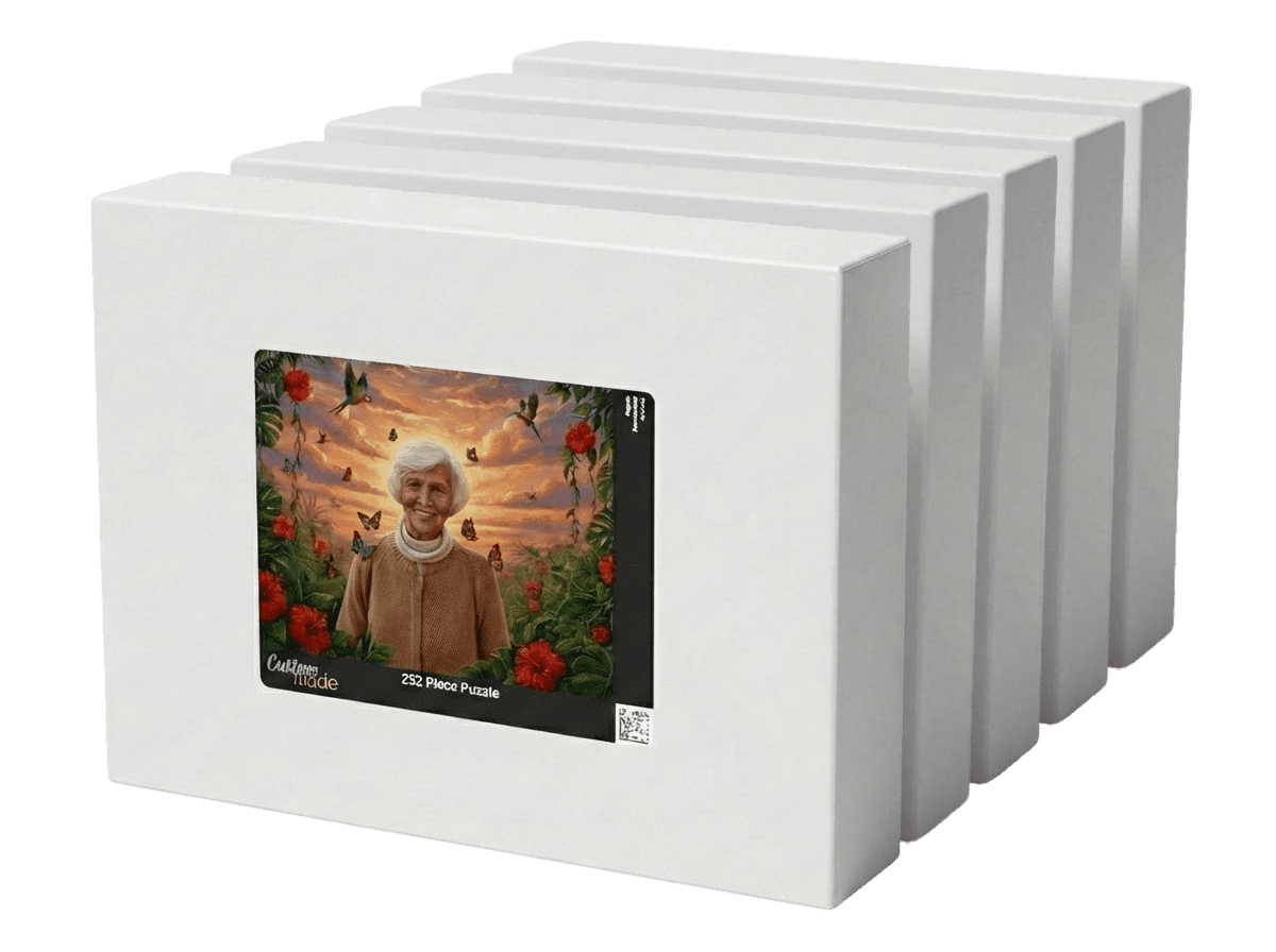 Five custom puzzle boxes bundle